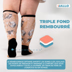 Packung mit 6 Paar bequemen, einfarbigen Socken