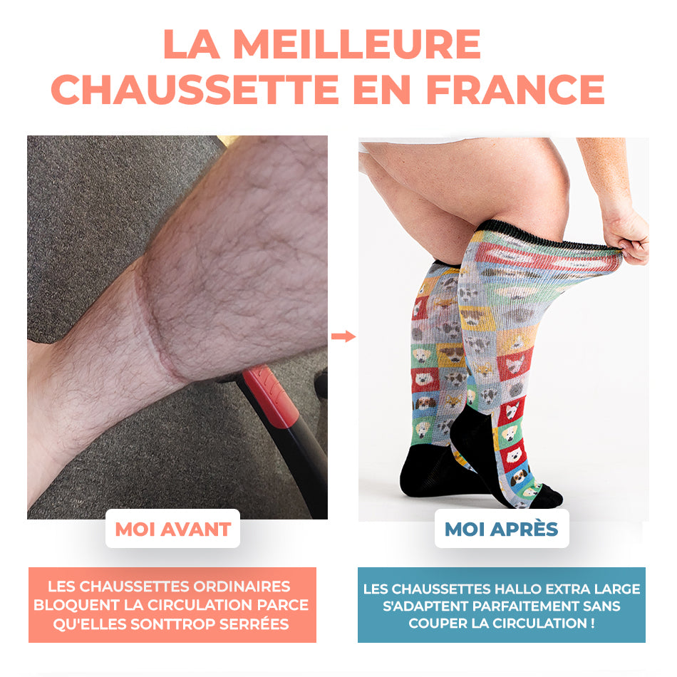 Packung mit 6 Paar gemusterten, bequemen Socken