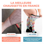 Packung mit 6 Paar bequemen, einfarbigen Socken