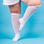 Packung mit 6 Paar bequemen, einfarbigen Socken